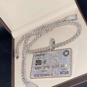 Chase Visa Card Pendant Necklace
